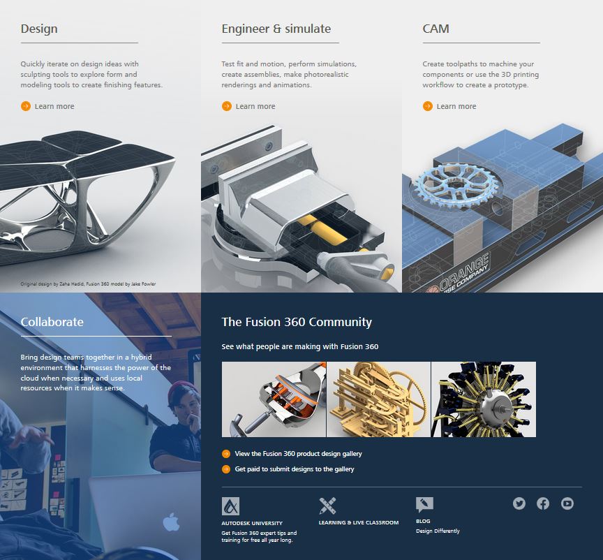 Fusion 360 by Autodesk